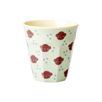 Kids Small Melamine Cup Monkey Print Rice DK